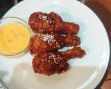 Foto langkah ke 6 dari resep Resep Ayam Richeese Fire Wings + Saus Keju.