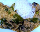 A picture of step 12 of Green chilli Salan with fried rice.