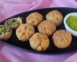 A picture of step 7 of Lilva Kachori ગુજરાતી લીલવા કચોરી લીલી તુવેરની કચોરી.