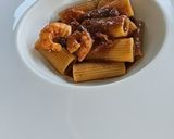 Foto del paso 7 de la receta: Rigatoni en salsa de gambas y langostinos