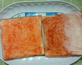 Foto langkah ke 3 dari resep Roti Bakar isi Sosis Keju.