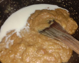 A picture of step 4 of Dates banana halwa.