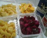 Foto langkah ke 1 dari resep Tropical Fruits Popsicles.