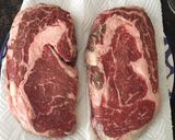 A picture of step 1 of Pan Cooked Ribeye Steak.