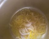 A picture of step 2 of Hyderabadi style Soya Nuggets ki Biryani and Safed Mirchi ki Salan.