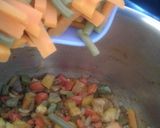 A picture of step 3 of Sweet & sour chakalaka.