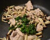 塔香豚肉炒鮮菇（無油）的食譜步驟4照片