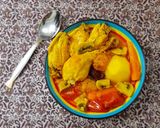 عکس مرحله 3 از دستور خوراک مرغ و قارچ