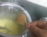 A picture of step 2 of Mango custard pudding.