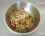รูปขั้นตอนการทำที่ 2 ของ ยำเห็ด