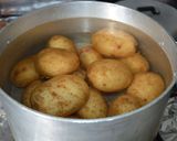 A picture of step 1 of Aloo Samosa (Potato Samosa).