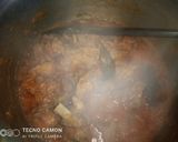 A picture of step 7 of Shaljam gosht.