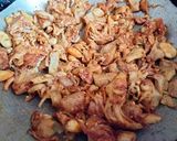 A picture of step 2 of Dry Jackfruit sabzi with gram flour.