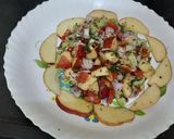 A picture of step 7 of Apple  Chatpata  mix veg  salad.