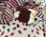 Foto langkah ke 7 dari resep Red Velvet Cake Keto #Allaire Cake Flour.