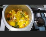 A picture of step 4 of Anda Maghaz Masala.