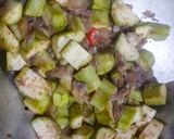 Foto langkah ke 5 dari resep Ca Terong Suwir Rendang.