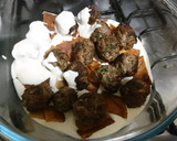 Foto del paso 5 de la receta: Albóndigas con salsa de yogurt y ajo