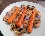 Une image de l'étape 6 de Poisson mariné à la plancha et bourrache.