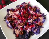 Foto del paso 6 de la receta Lombarda con vinagreta de frambuesa y piñones