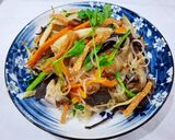 Hình bước làm 6 của món Hủ Tiếu Xào Chay