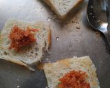 A picture of step 1 of Halwa balls in carrot rabdi.