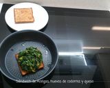 Foto del paso 3 de la receta: Sándwich de Acelgas, Huevos codorniz y Queso