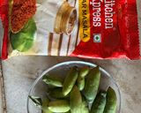 A picture of step 1 of Instant aachari tindola.