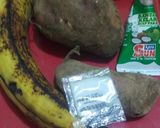 Foto langkah ke 1 dari resep Kolak pisang tanduk dan ubi legit.