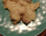 A picture of step 2 of Phil's scalloped potatoes.