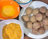 Foto langkah ke 4 dari resep Chicken Cordon Bleu Bites.
