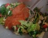 A picture of step 5 of Dry Manchurian.