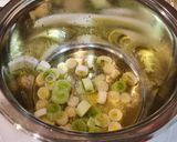 Foto del paso 2 de la receta Crema de puerros, judías verdes, shiitake y zanahorias