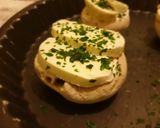 Une image de l'étape 4 de Saucisse de Montbeliard embeurré de chou et champignons farcis.