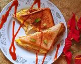 A picture of step 4 of Egg and Cheese Sandwich.