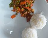 Foto del paso 5 de la receta: Plato combinado de arroz con pisto y huevos