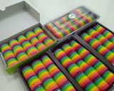 Foto langkah ke 6 dari resep Rainbow roll cake (ide jualan).