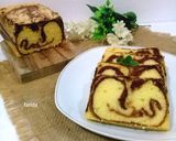 Foto langkah ke 6 dari resep Bolu Marmer 3 Telur Lembuut (metode all in one).