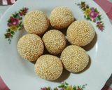 Foto langkah ke 10 dari resep Onde - Onde Isi Kacang Hijau.