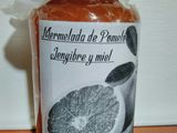 Lenguas de pomelo bañadas en chocolate y mermelada de pomelo