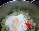 A picture of step 2 of Matar crispies.