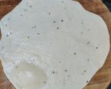 A picture of step 4 of Aloo matar parcels.