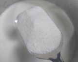 A picture of step 1 of Condensed milk firni.