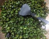 A picture of step 5 of French beans sabji.