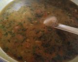 A picture of step 5 of Dal palak.