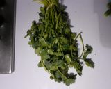 A picture of step 2 of Alu peethi (Potato filling).