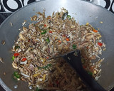 Foto langkah ke 3 dari resep Tumis Jantung Pisang Pedas.