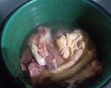 A picture of step 1 of Pozole.