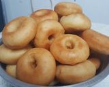 Foto langkah ke 9 dari resep Eggless donut, metode water roux/thanzhong.