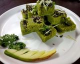 A picture of step 6 of Raw mango dokhla.